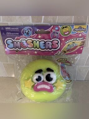 Authentic ORB Curiosities Smushers Squeeze Toy Face Swap Sensory VIRAL SQUISHY